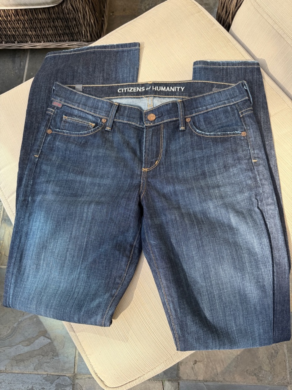 Citizens of Humanity Dark Blue Boot Cut Jeans